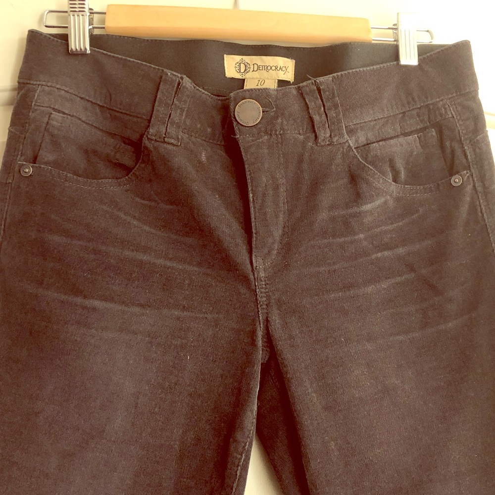 Suede/corduroy pants